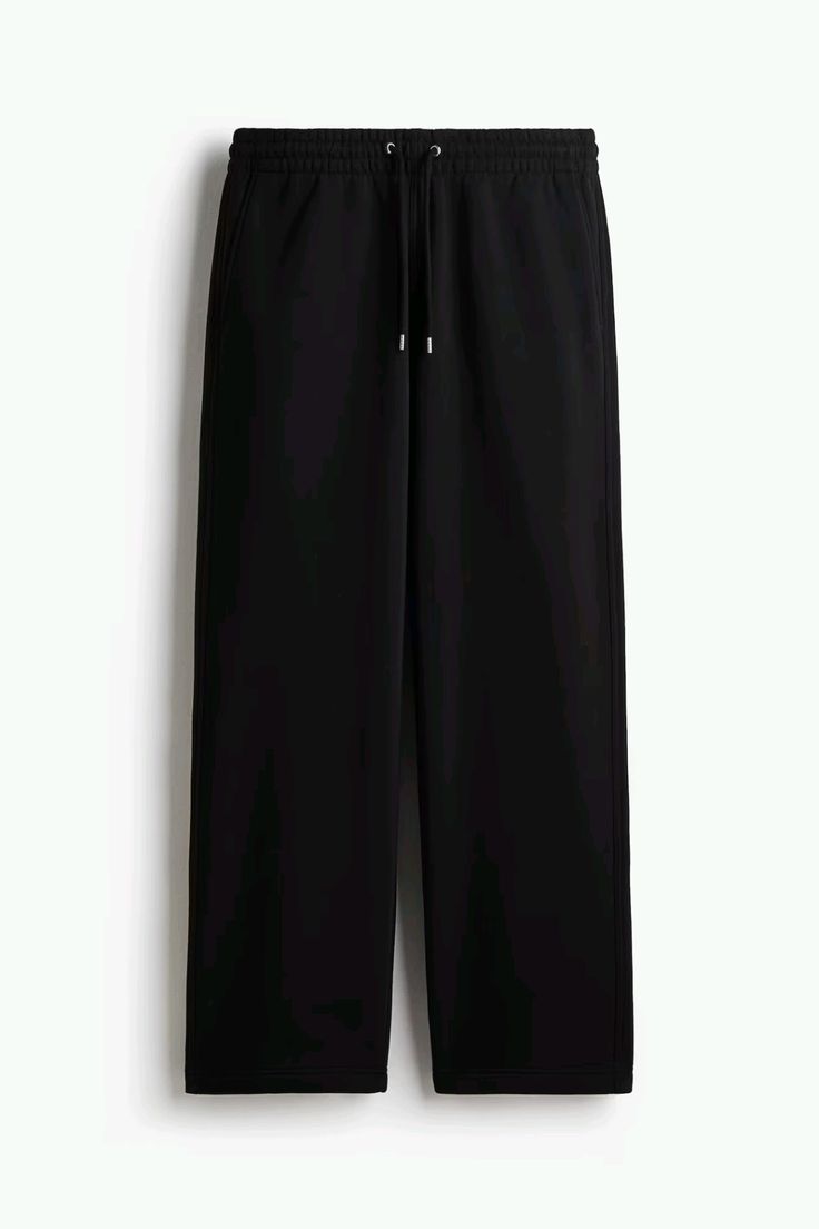 Wide-Leg Black