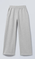Wide-Leg Black Gray