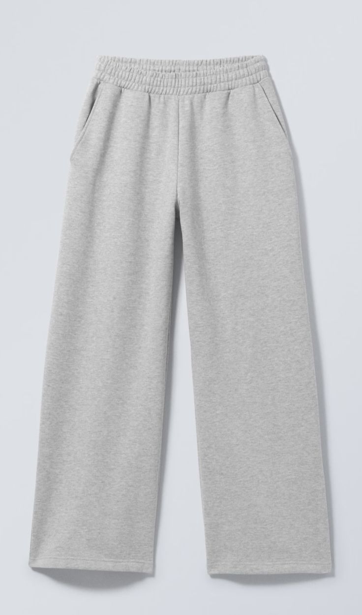 Wide-Leg Black Gray